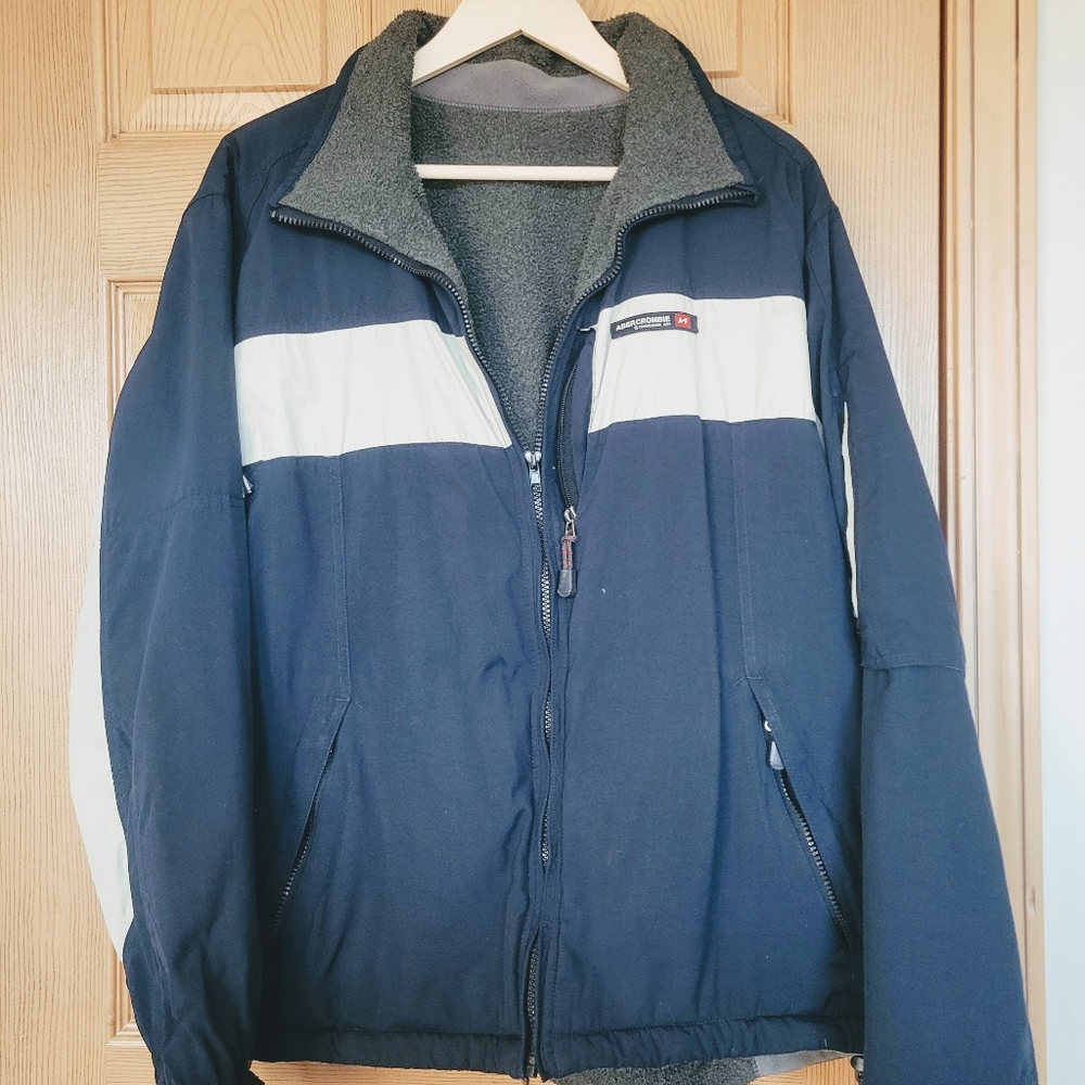 Vintage - Abercrombie and Fitch Men's Winter Jacket - Reversible